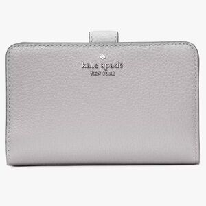 NWT-Kate Spade Lena Bifold Wallet in Light Gray